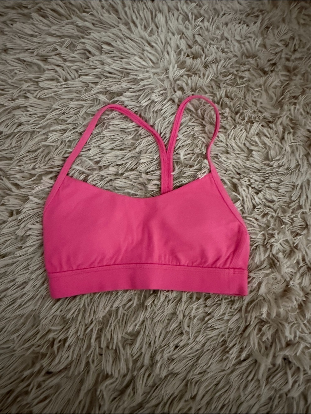 Lululemon NWT Flow Y Bra Size 2 GUAVA PINK